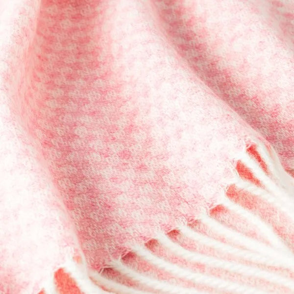 Baby Blanket - Couverture bébé en laine d'agneau Rose