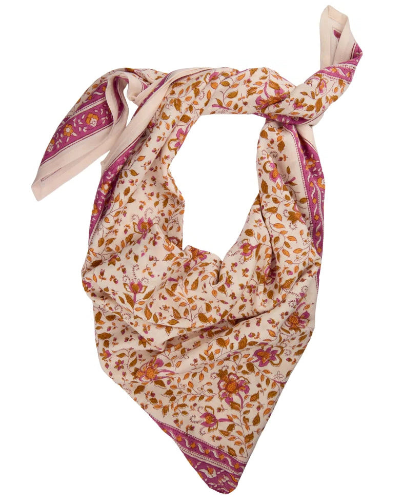 Foulard en Coton Folk Story Pétale