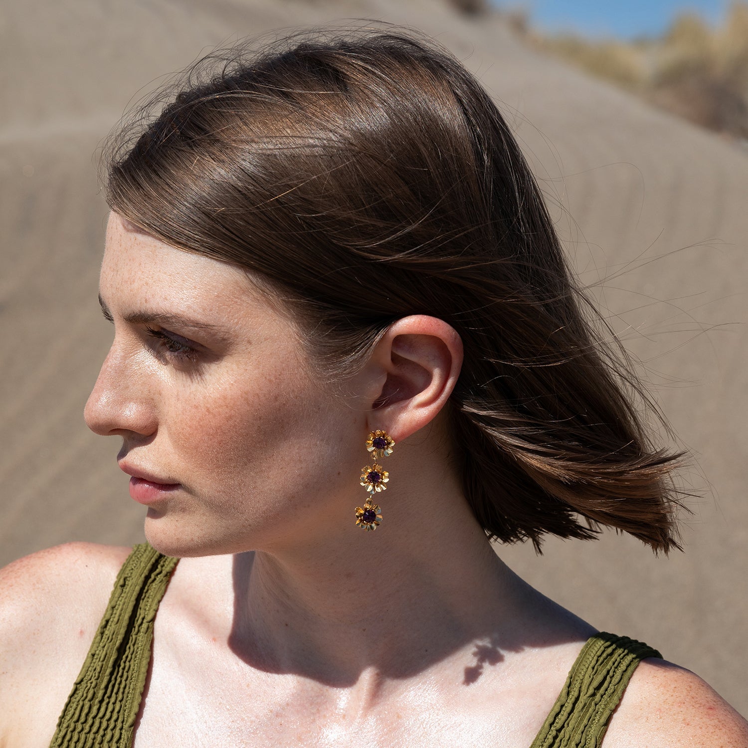 Boucles Iris pendantes