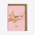 Carte Love rose