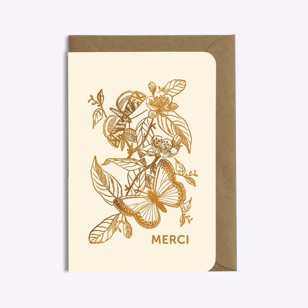 Carte Merci Papillons