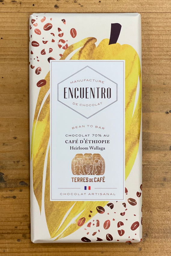 Tablette De Chocolat Noir 70% aux Café d'Ethiopie