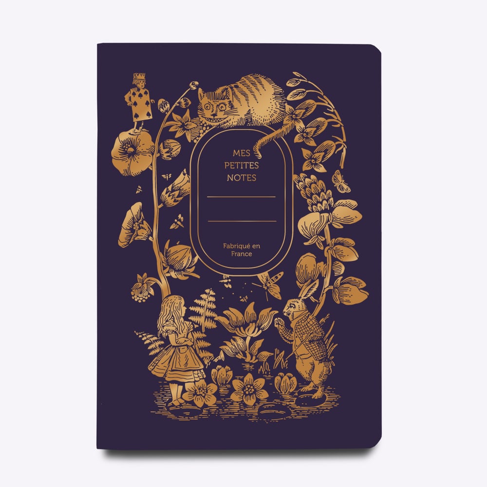 Cahier ligné Wonderland Violet