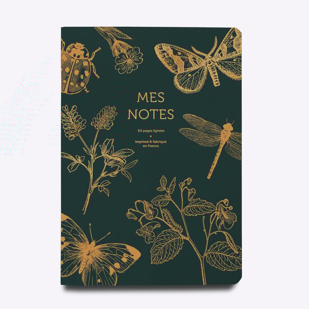 Cahier ligné Papillon