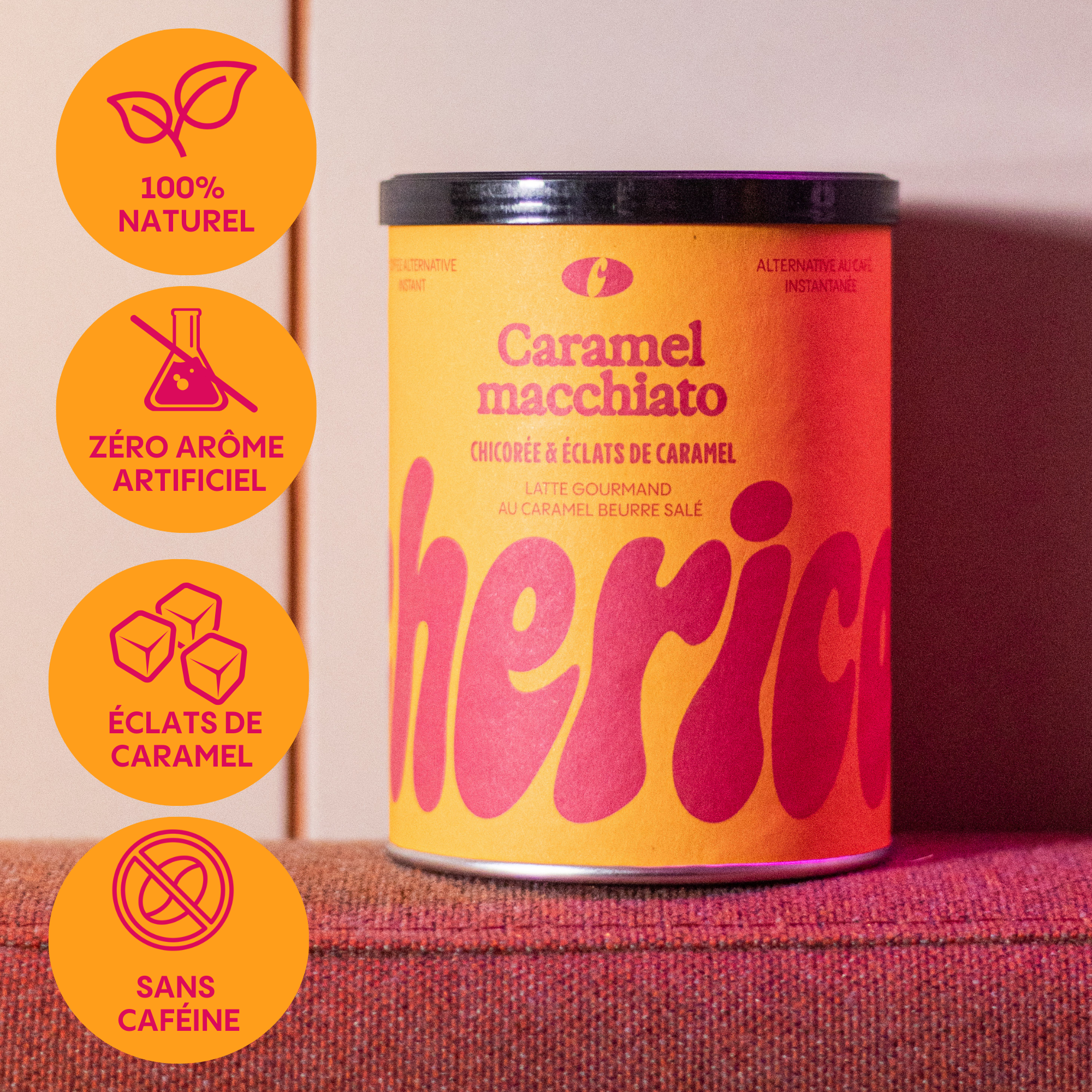 Caramel Macchiato Chicorée et éclats de caramel