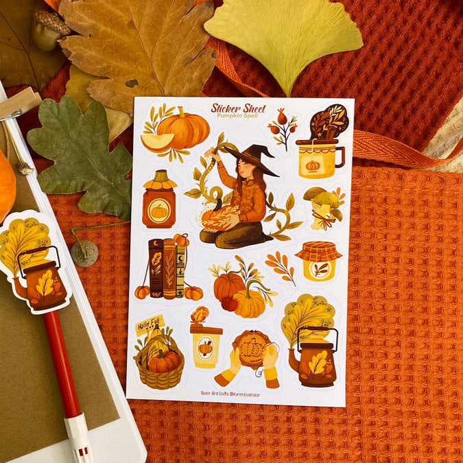 Stickers Pumpkin Spell