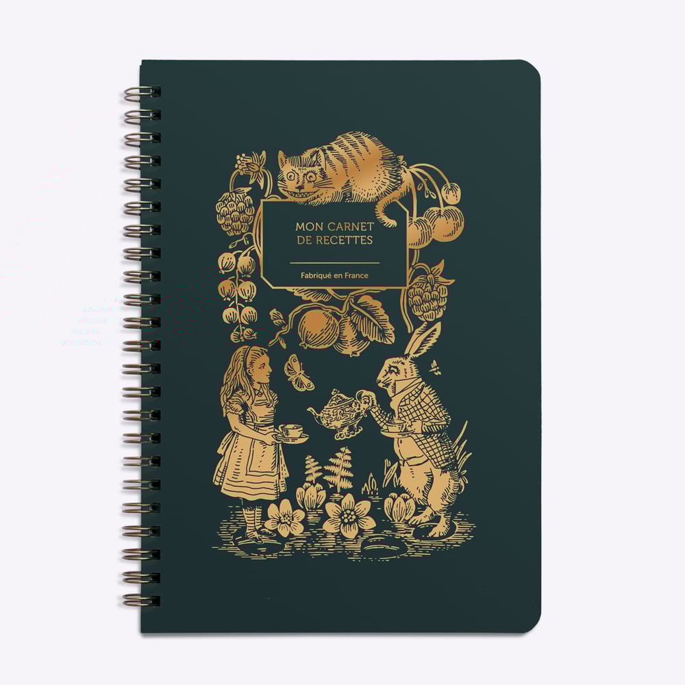 Carnet de recettes Wonderland