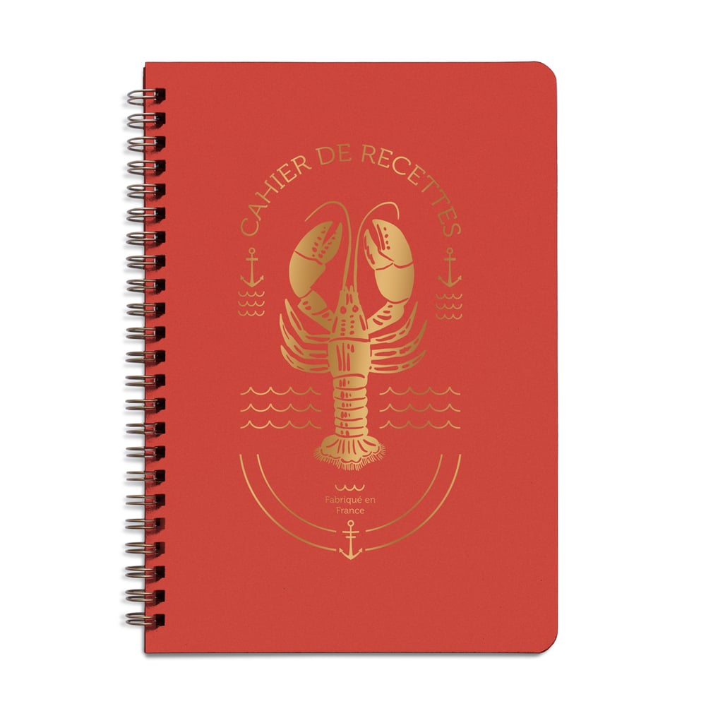 Carnet De Recettes Homard rouge