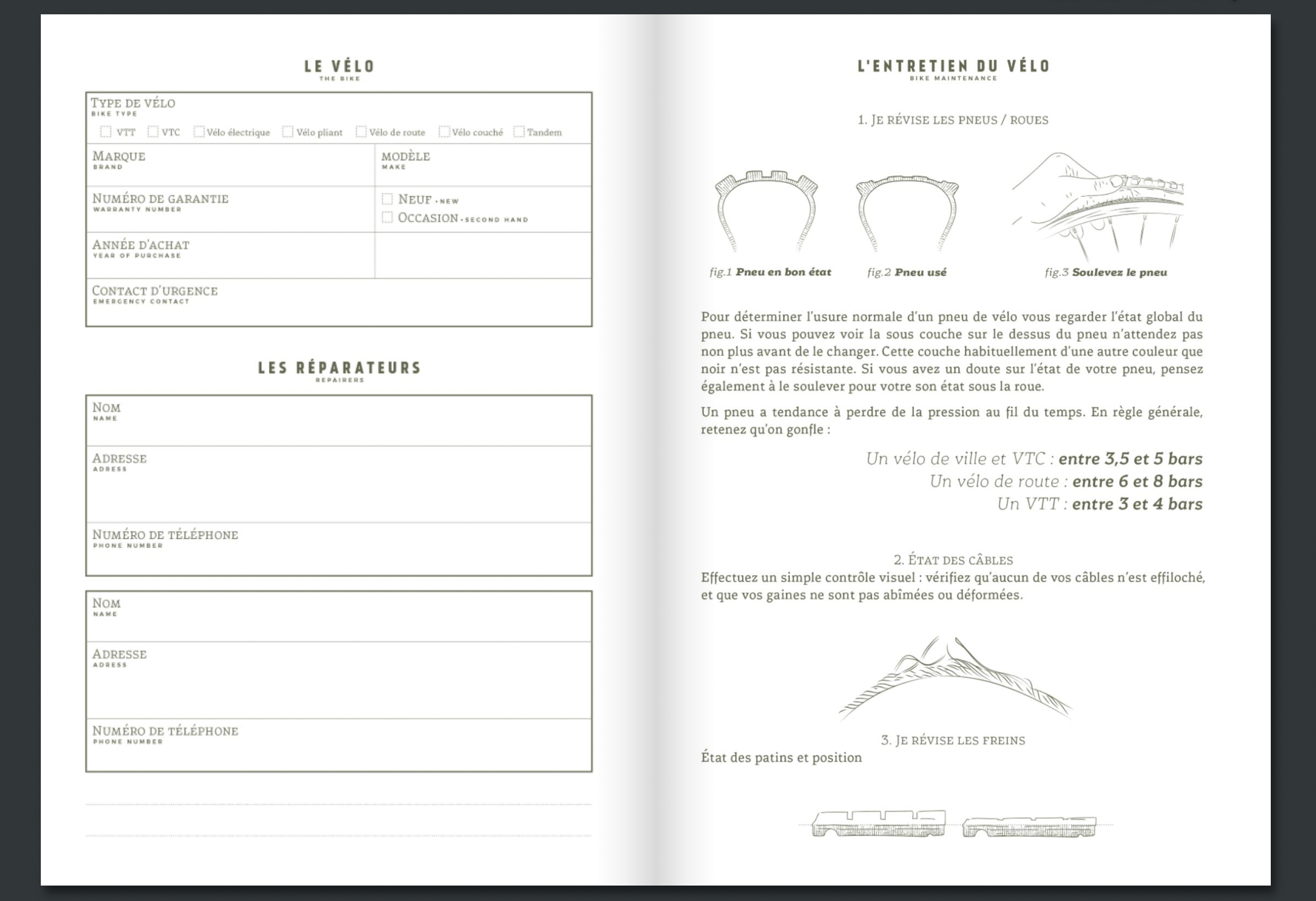 Carnet du voyageur à Vélo