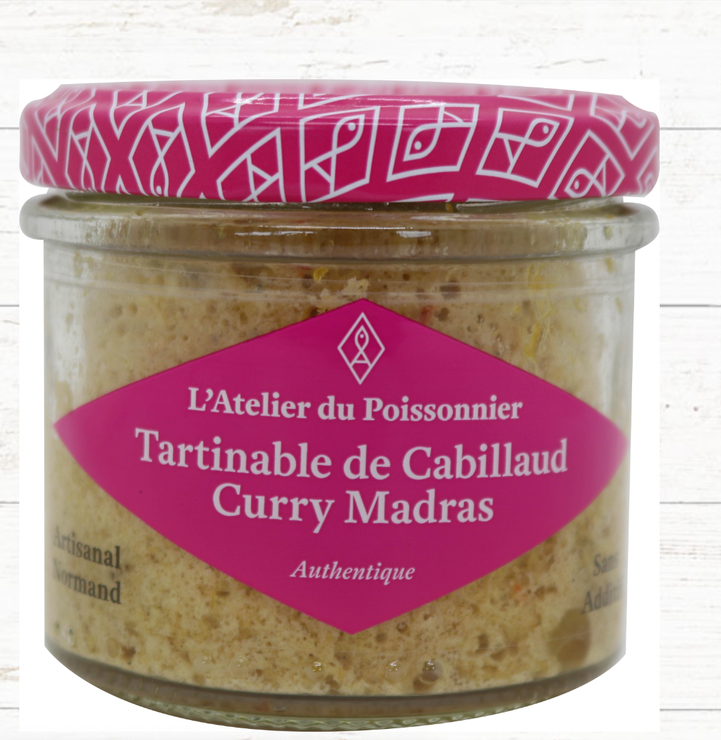 Tartinable de Cabillaud au Curry Madras