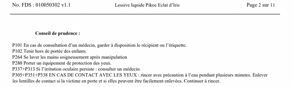 Caja de descubrimiento de detergentes perfumados