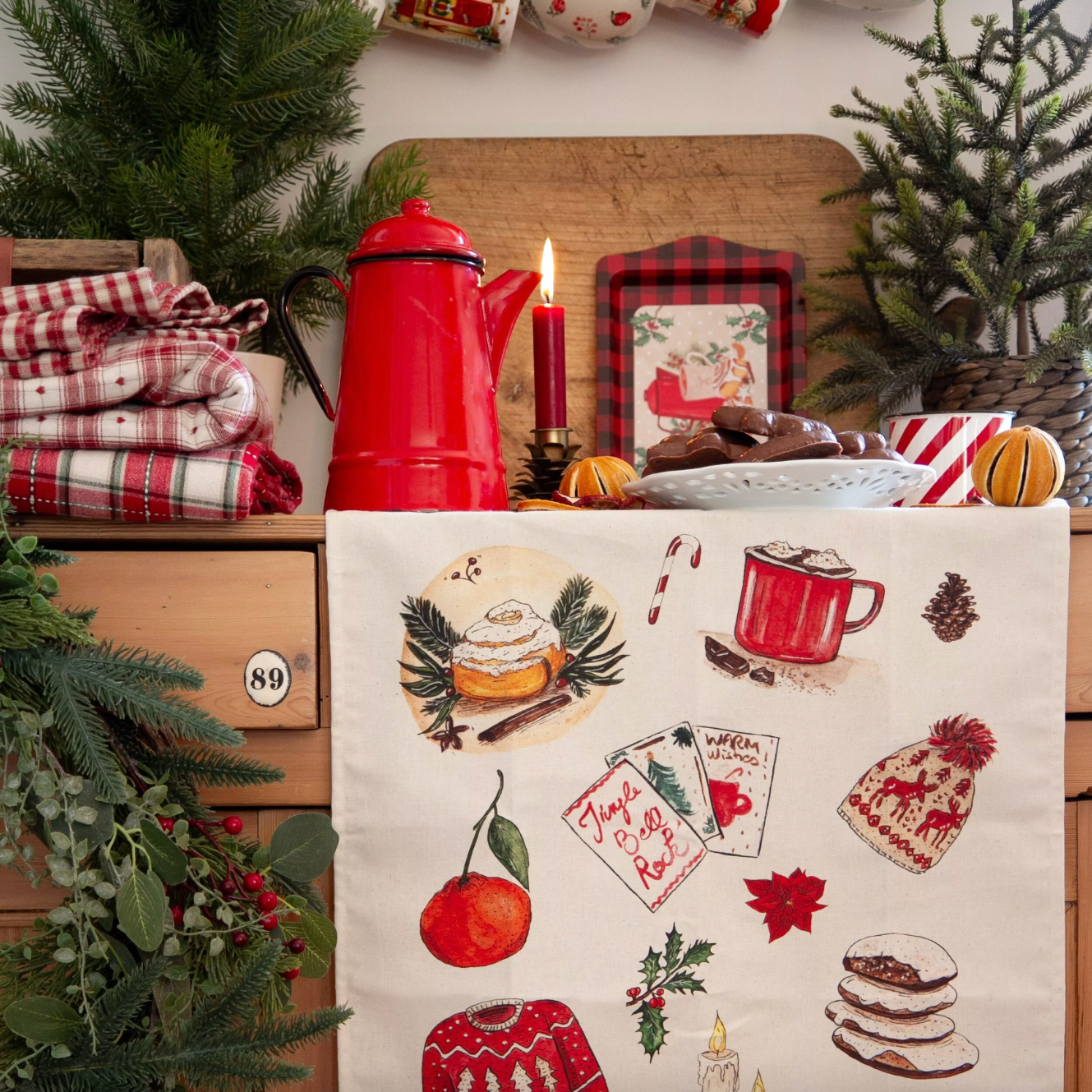 Torchon Favoris de Noël