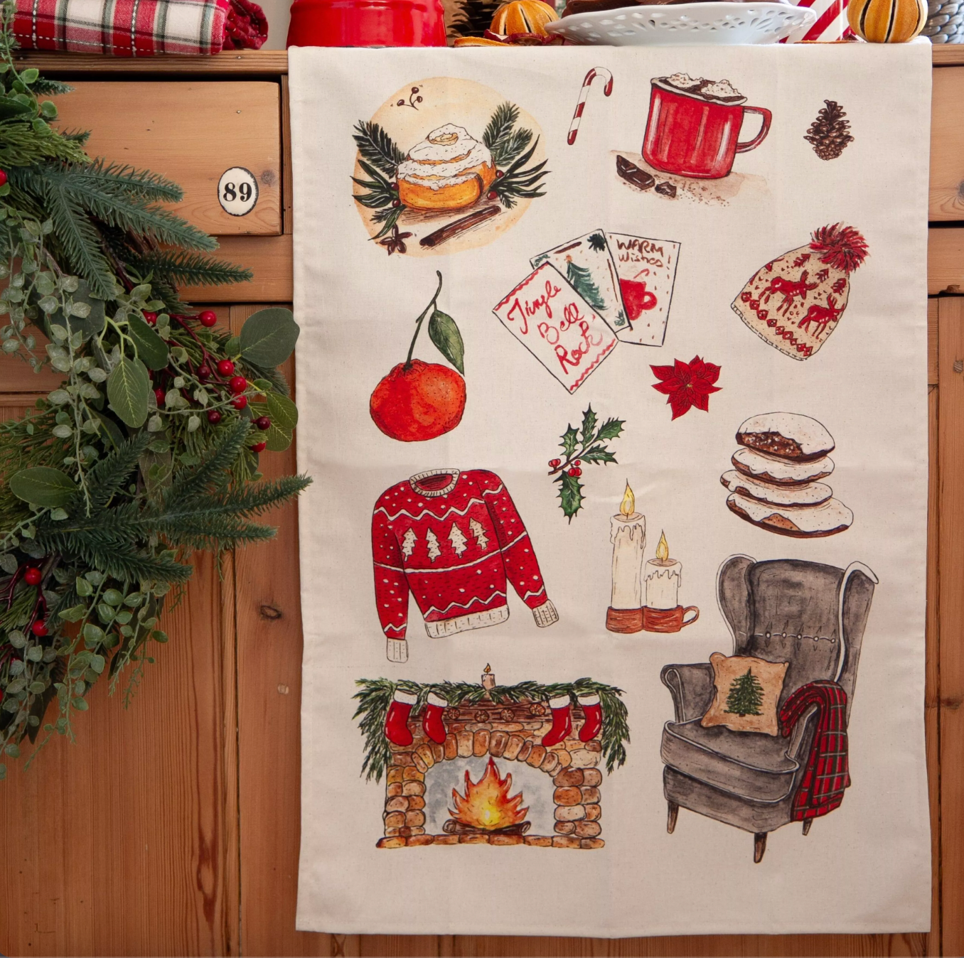 Torchon Favoris de Noël