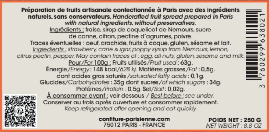 Coffret Duo de Confitures Claude Monet
