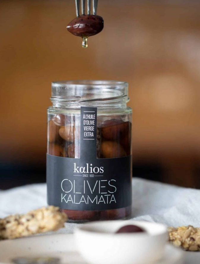 Aceitunas Kalamata en aceite de oliva