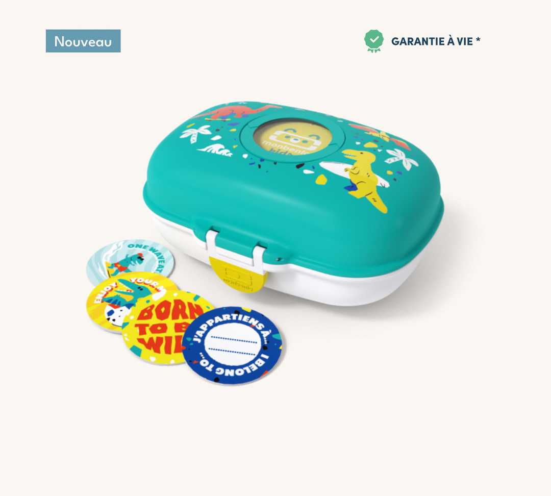 Caja de bocadillos de dinosaurio