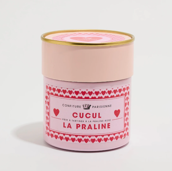 Cucul la praline - Crema de praliné rosa con chocolate blanco