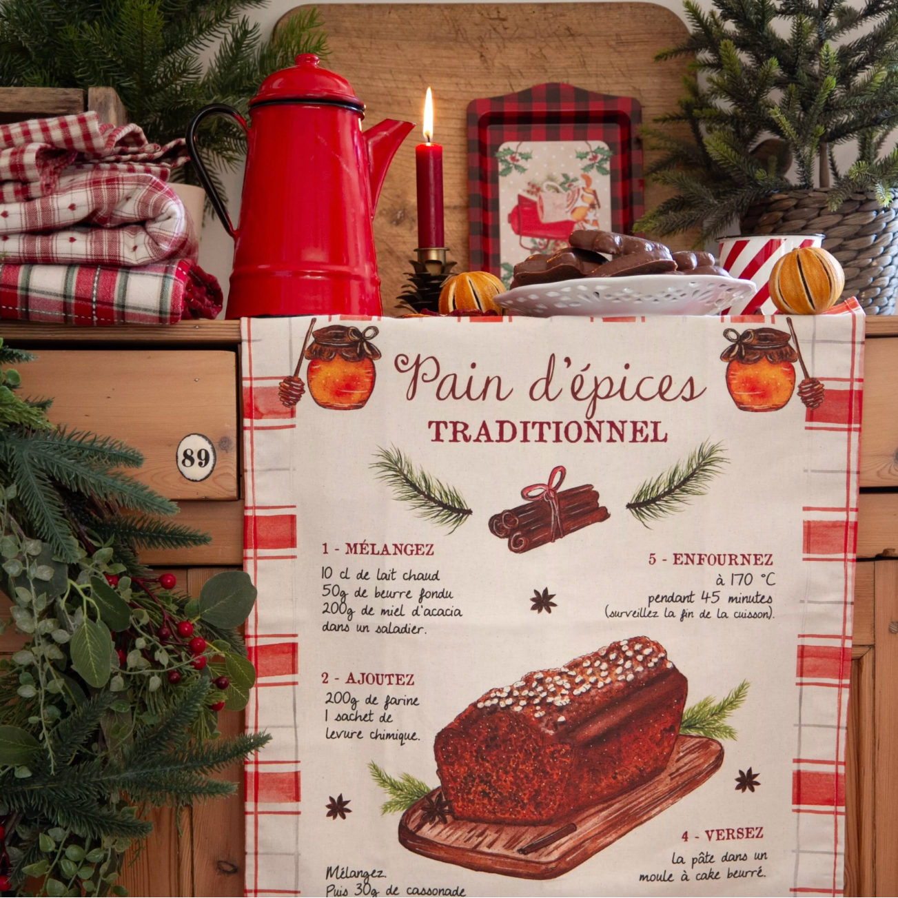 Torchon Pain d'épices