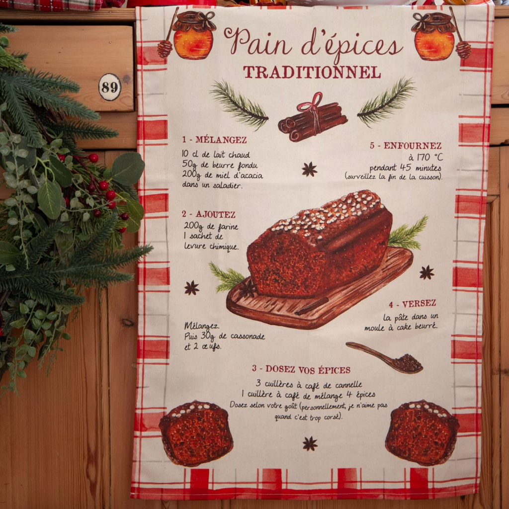 Gingerbread Tea Towel