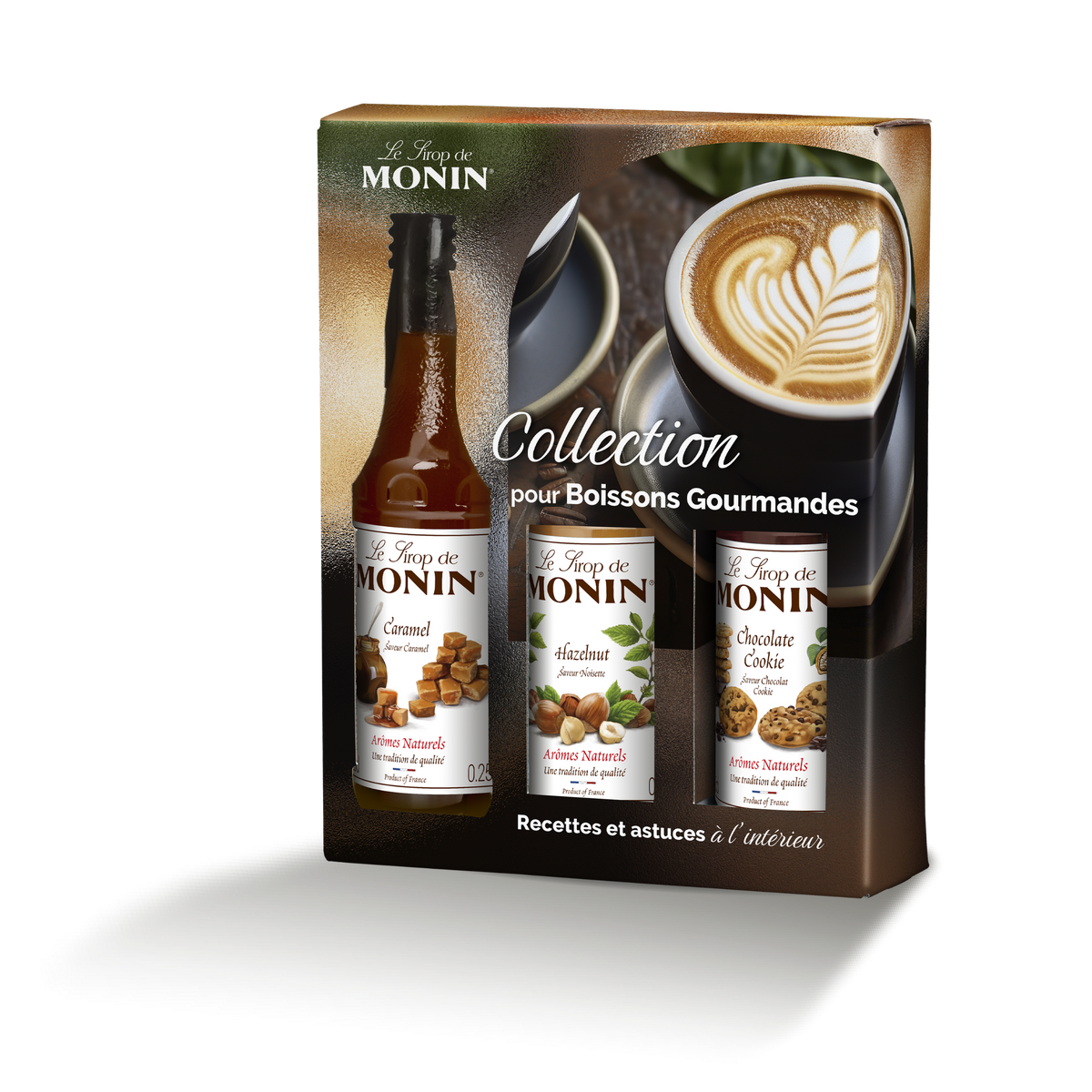 Coffret de sirops pour boissons gourmandes Monin