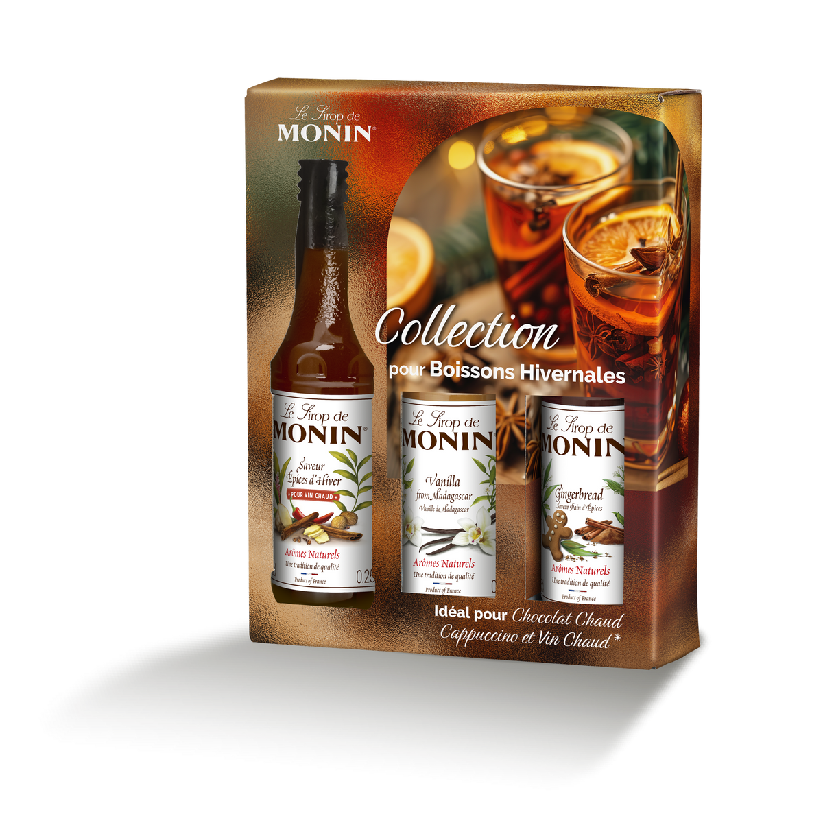 Coffret de sirops pour boissons hivernales Monin