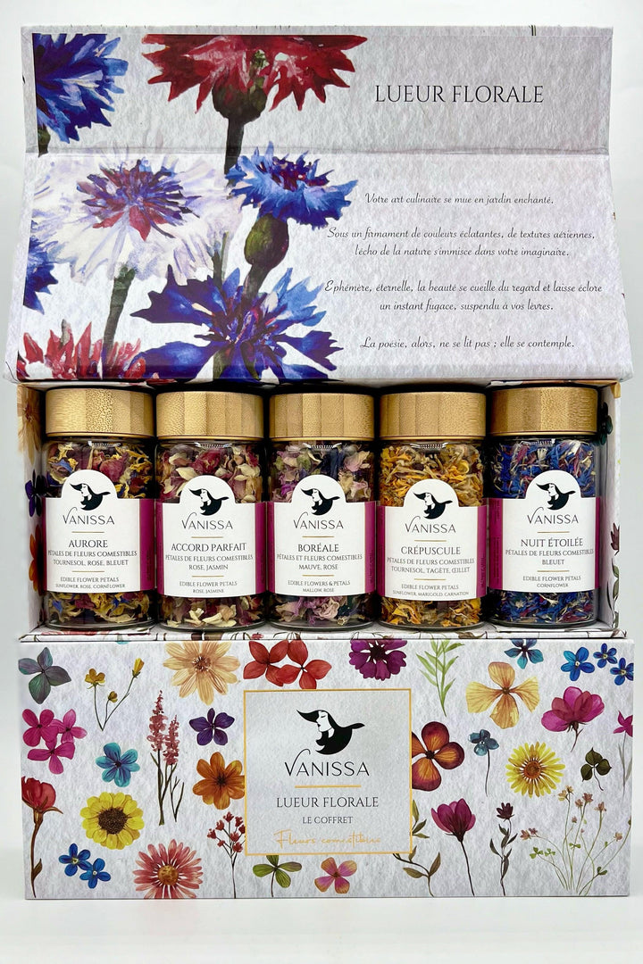 Coffret de fleurs comestibles - Lueur Florale