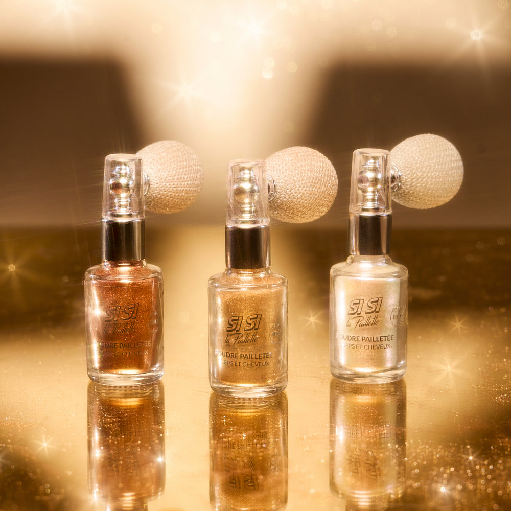 Spray poudre pailletée