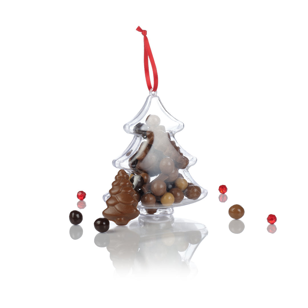 Déco Noël Sapin Perles de Chocolat