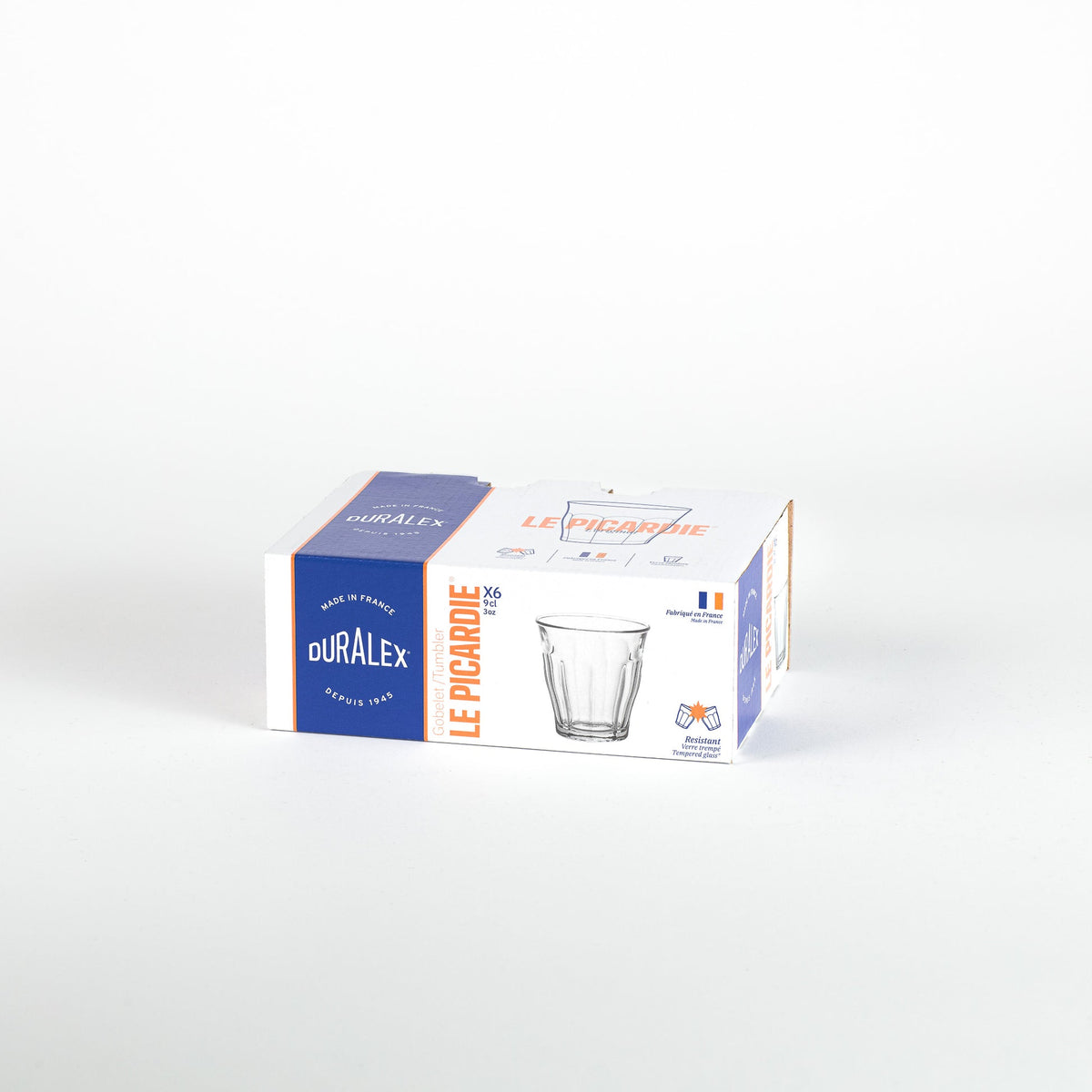 Coffret 6 Gobelets - café Picardie  Transparent