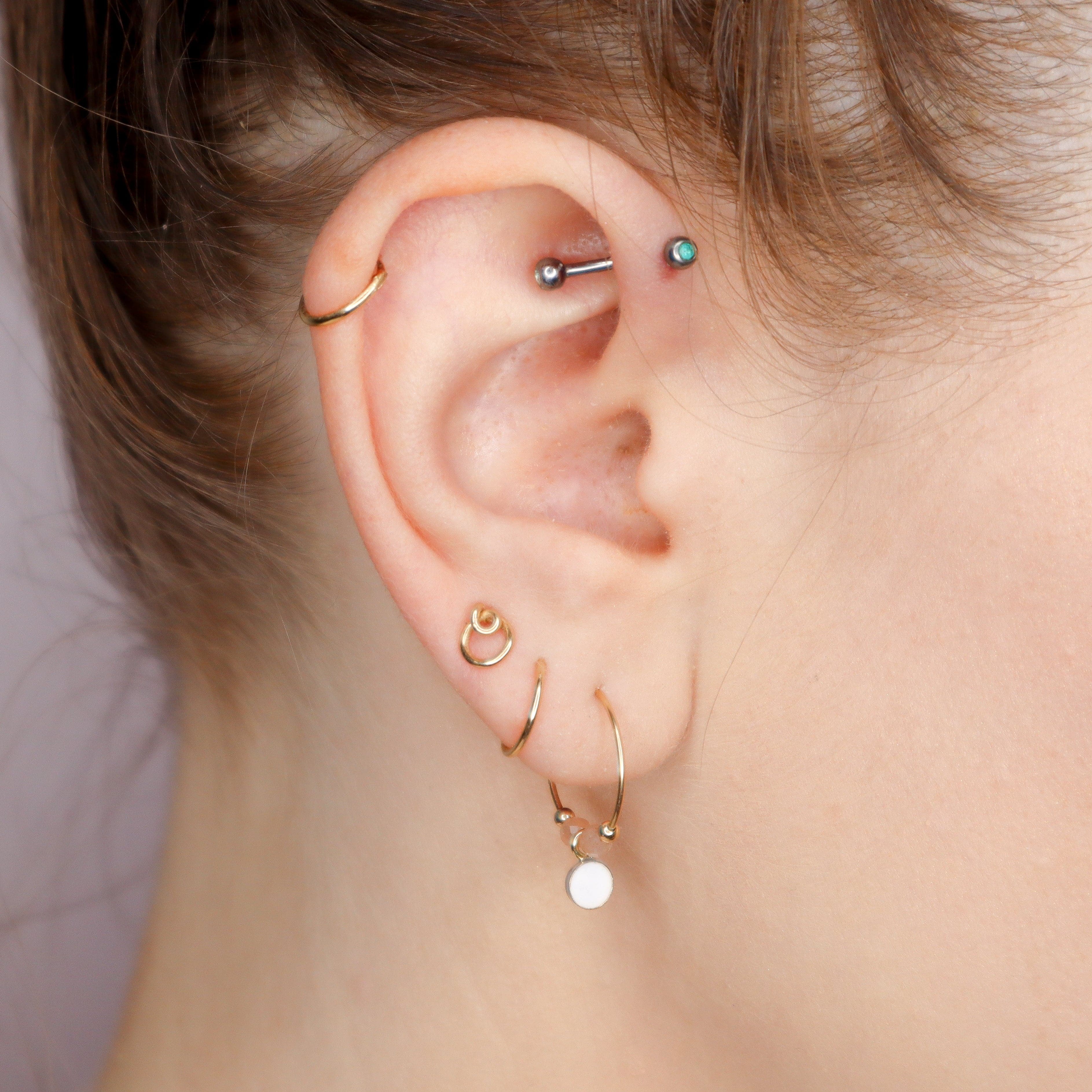 Boucles d'oreilles Dryade Or