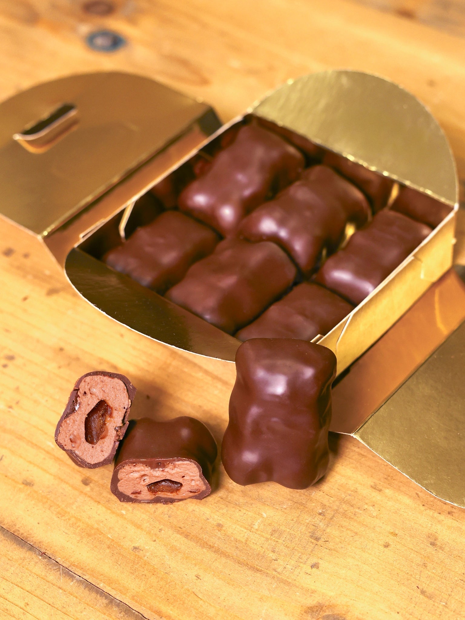 Coffret 6 Oursons Guimauve chocolat Manana Pistaches