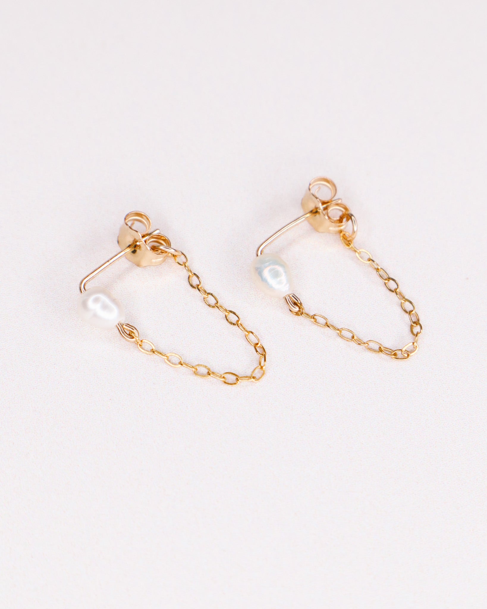 Boucles d'oreilles Éris Or Perle