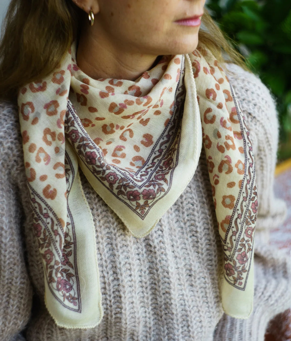 Foulard En Laine Bengal Lana