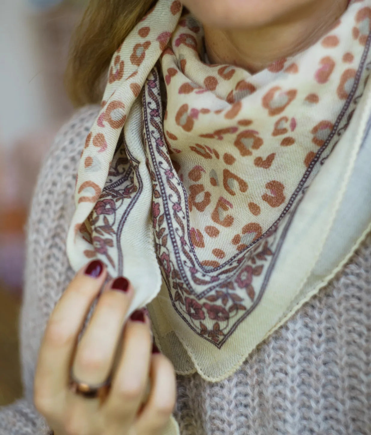 Foulard En Laine Bengal Lana