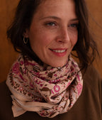 Foulard en coton - Goa Pink
