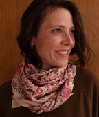 Foulard en coton - Goa Pink