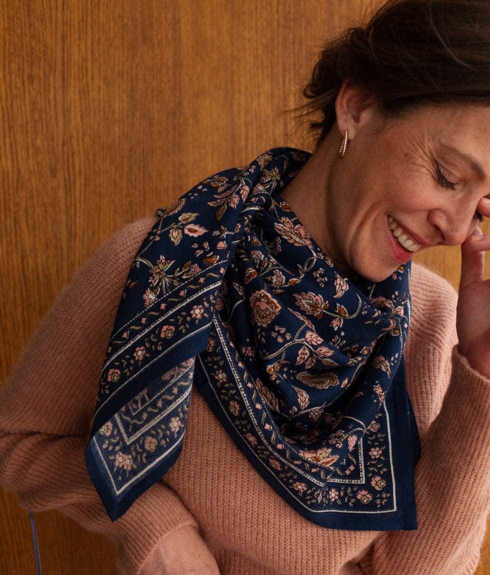 Foulard en coton - Nesta Nuit
