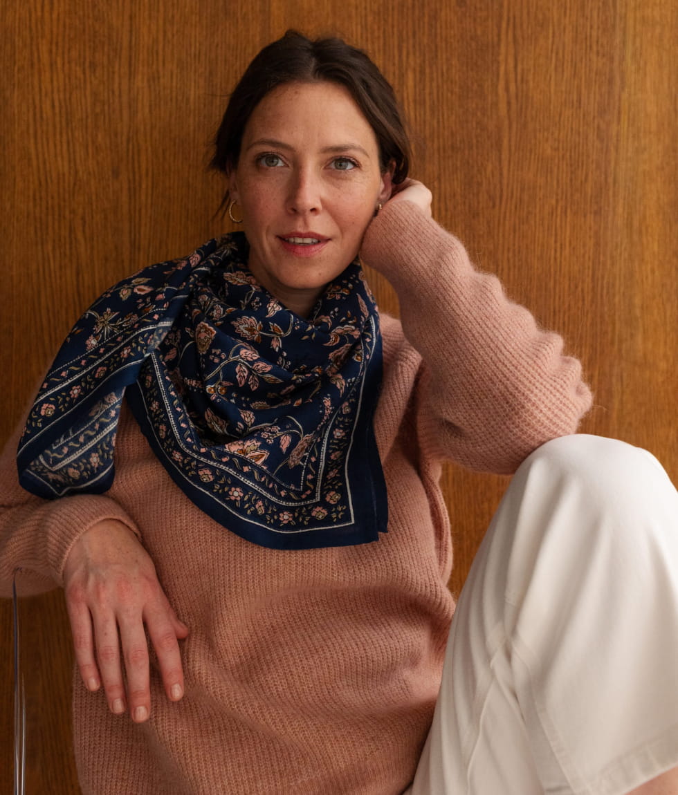 Foulard en coton - Nesta Nuit