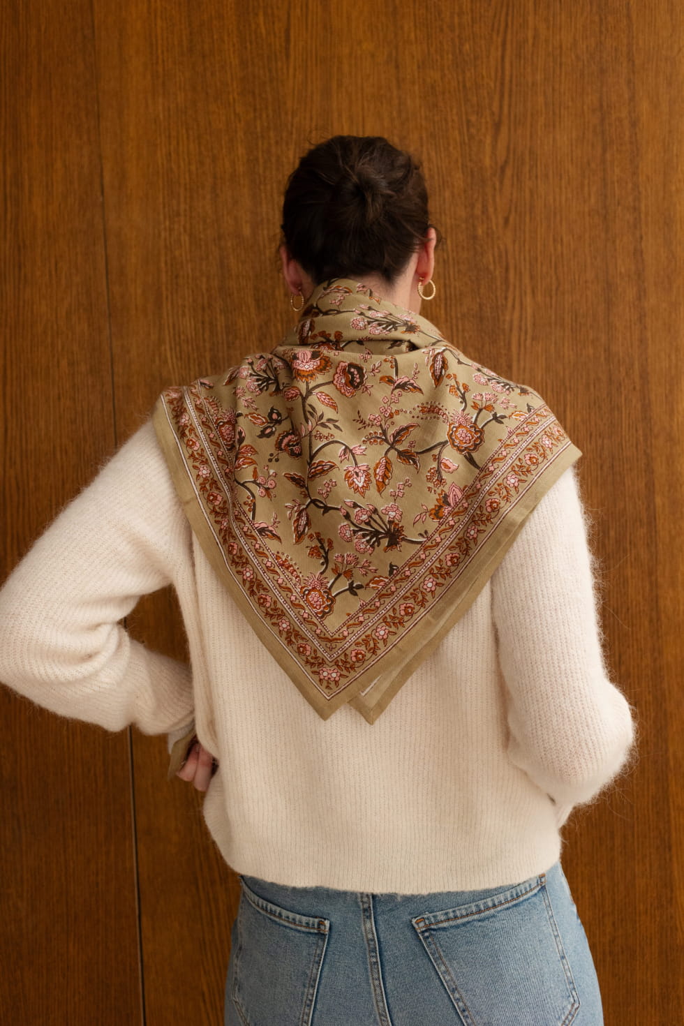 Foulard en coton - Nesta Thé