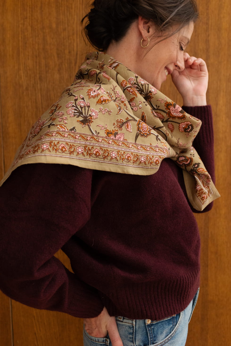 Foulard en coton - Nesta Thé
