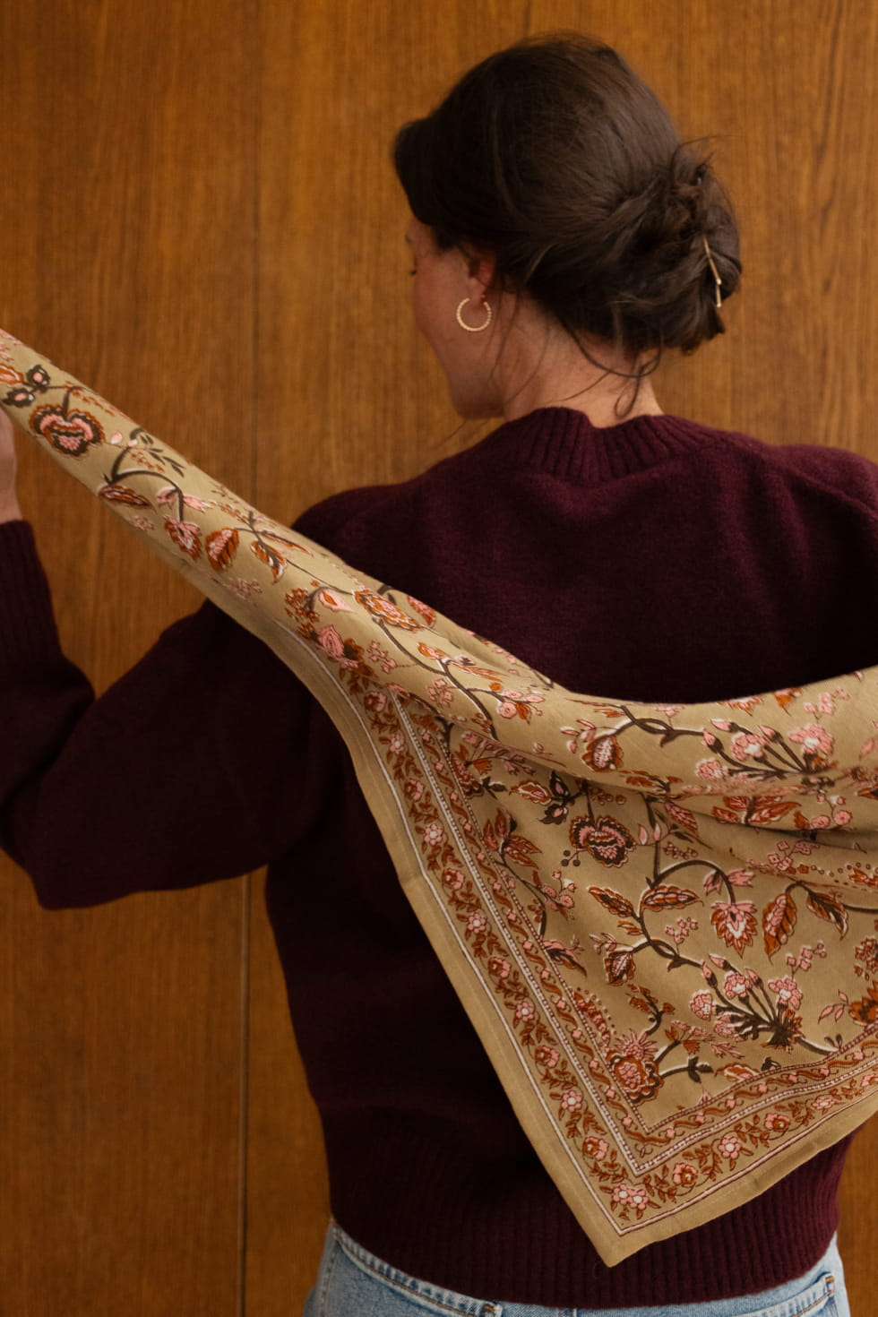 Foulard en coton - Nesta Thé