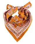 Petit foulard en coton - Nesta Rust