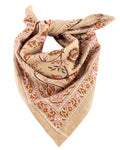 Petit foulard en coton - Nesta Thé