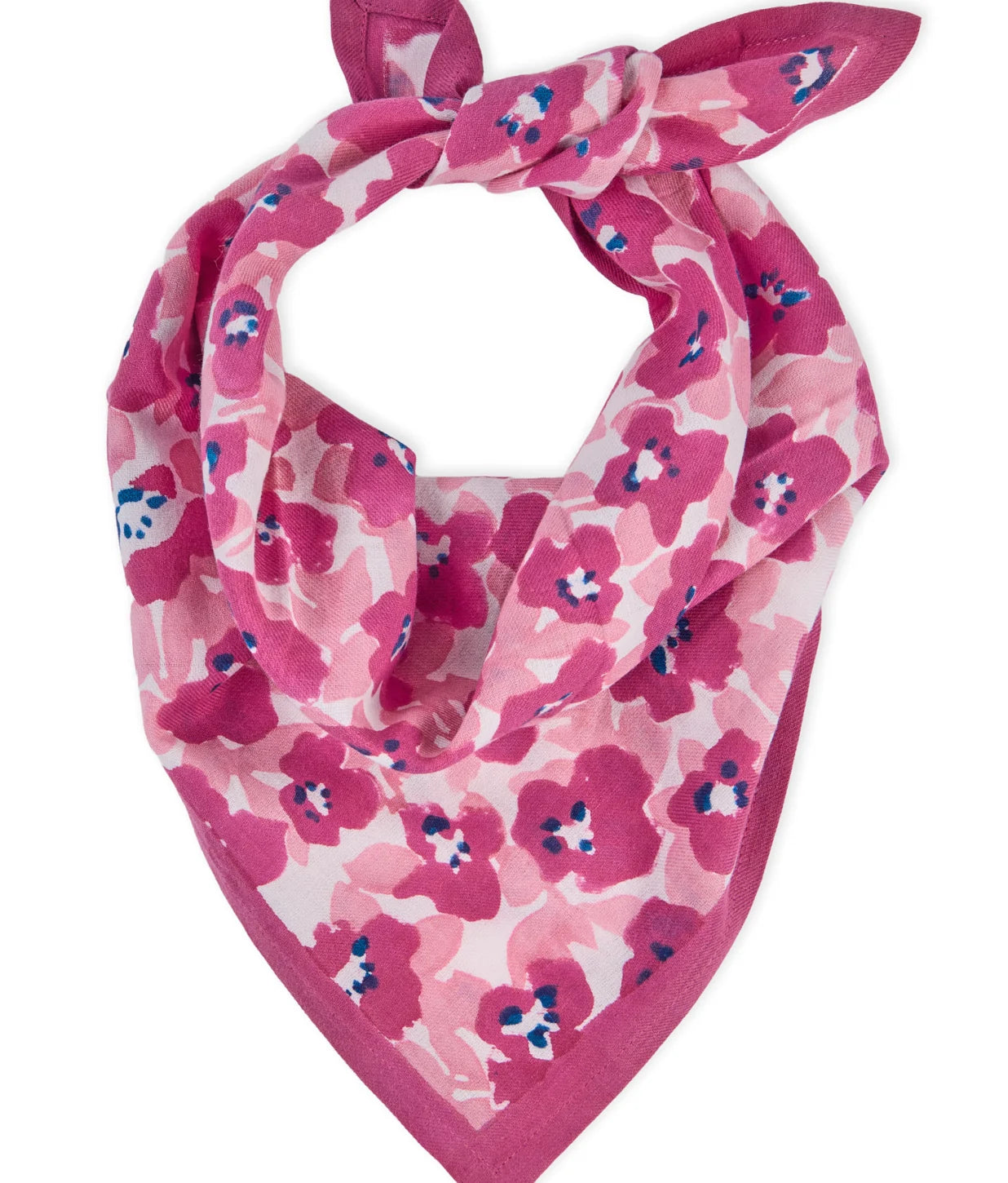 Petit Foulard Coton Posy Dahlia