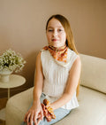 Petit Foulard en coton - Mona Petale