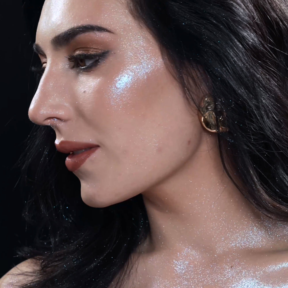 Spray poudre pailletée