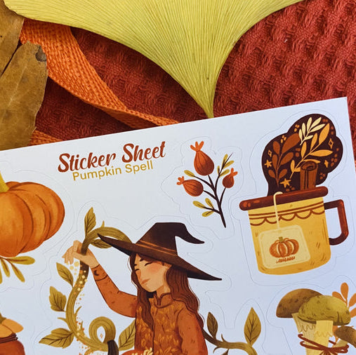 Stickers Pumpkin Spell