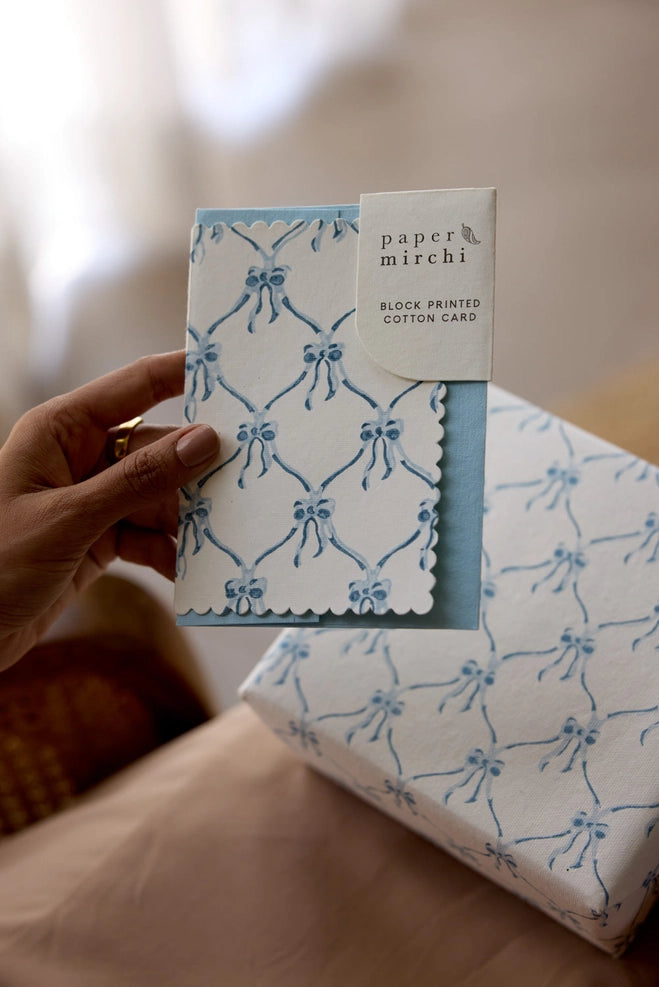 Carte Block Print - Nœuds Alaska