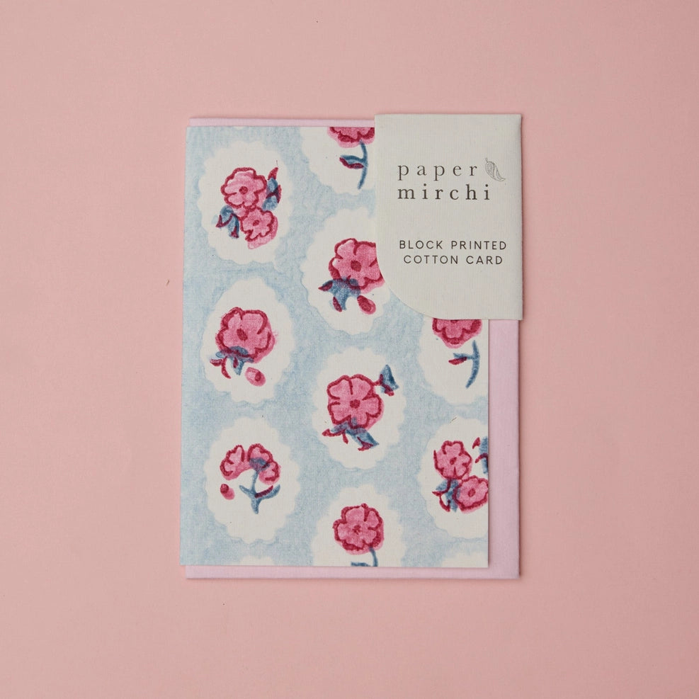 Carte Block Print - Coquille Sorbet Rose