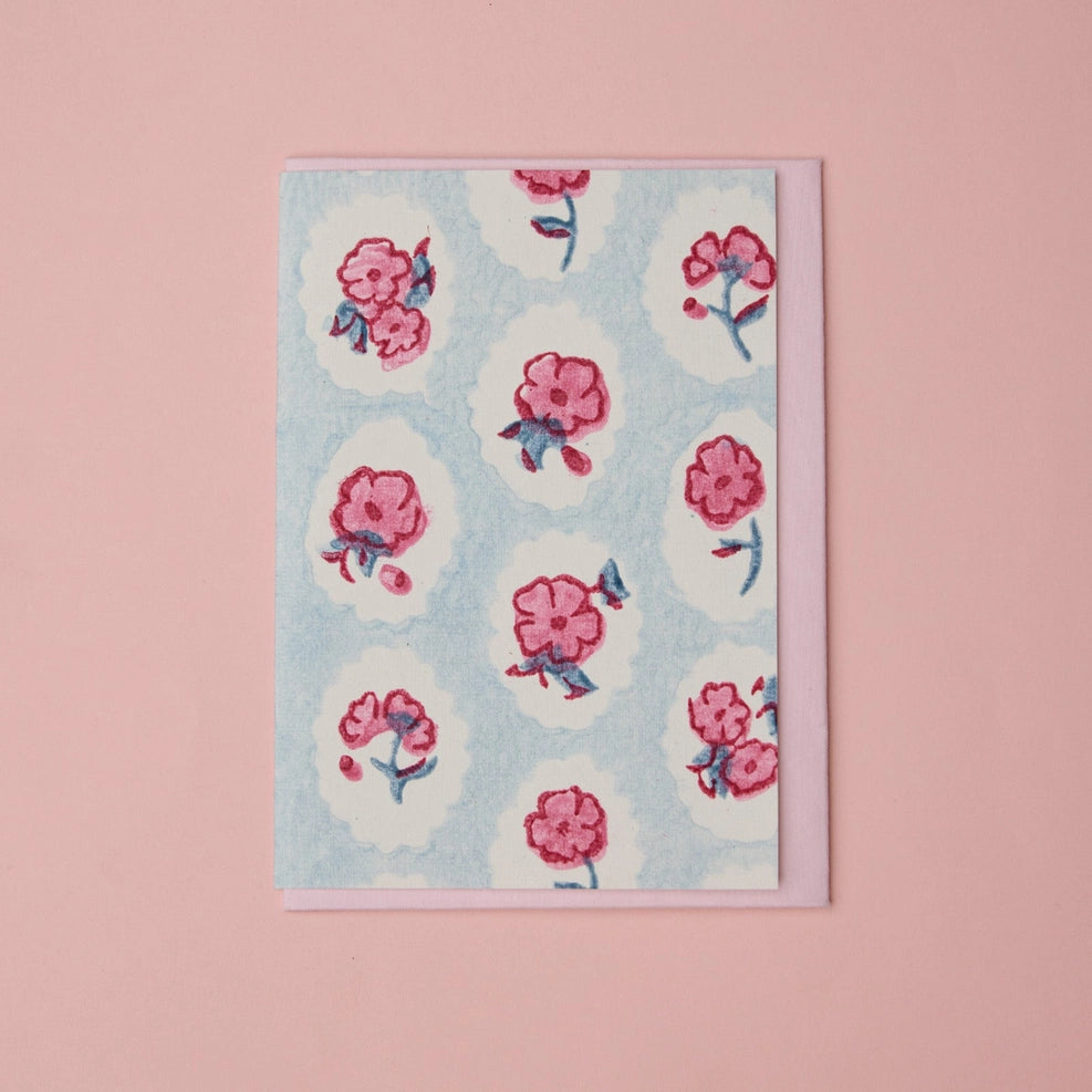 Carte Block Print - Coquille Sorbet Rose